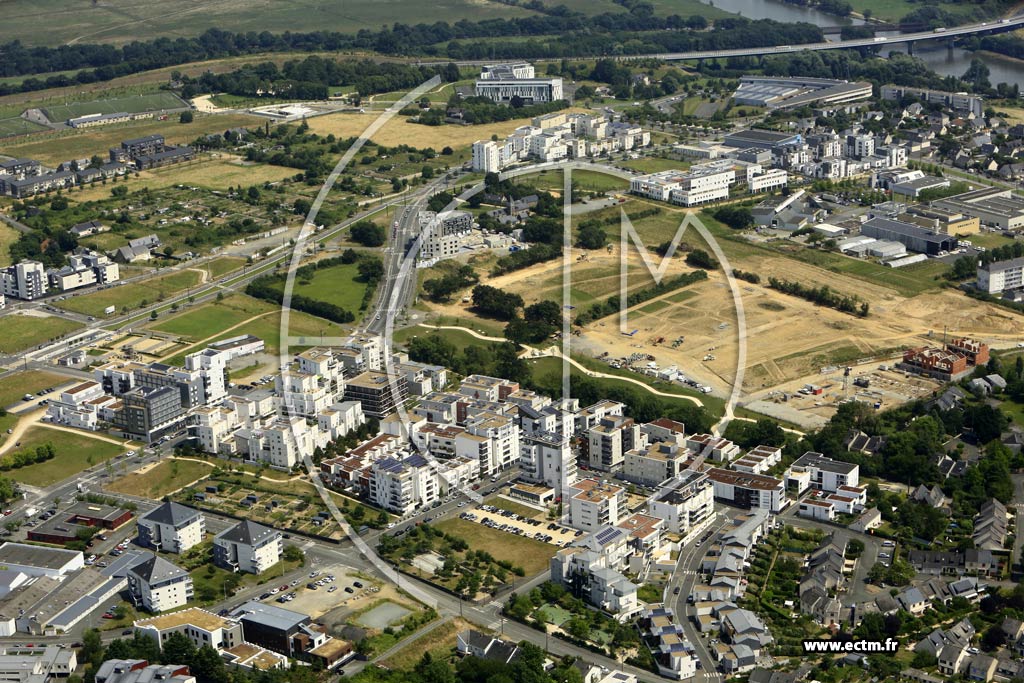 Photo arienne de Angers (Verneau)