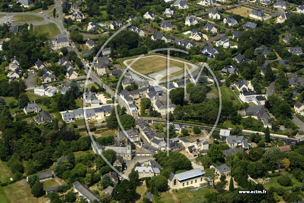 Photo arienne de Bouchemaine (le Moulin de la Butte)