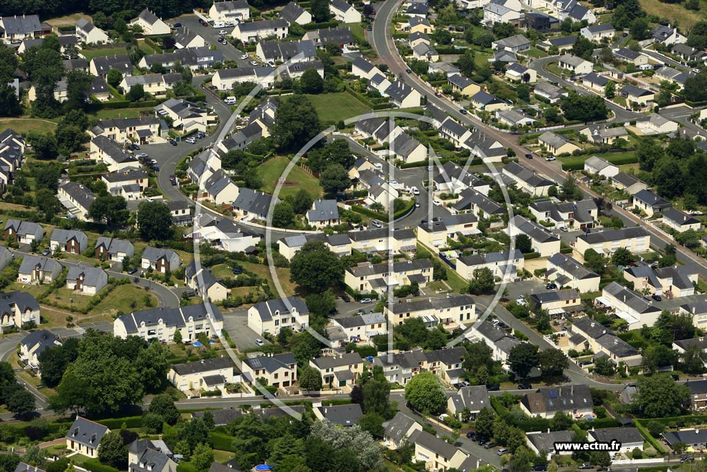Photo arienne de Bouchemaine (Val de Maine)