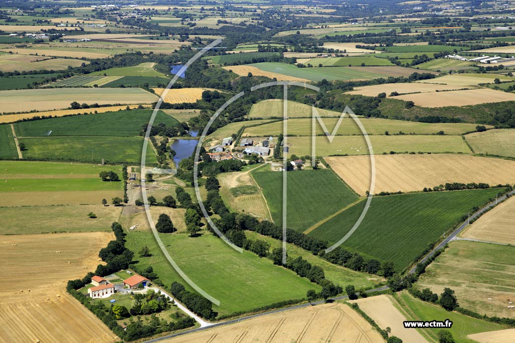 Photo arienne de Chemill-Melay (les Fermes - le Vau)
