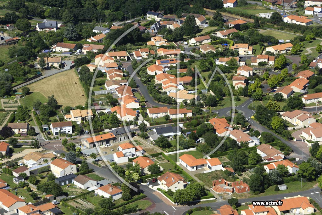 Photo arienne de Chemill-Melay (Ouest)