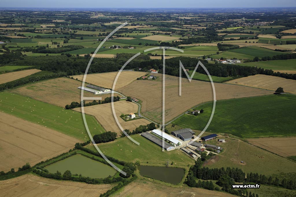 Photo arienne de La Poitevinire (la Bte)