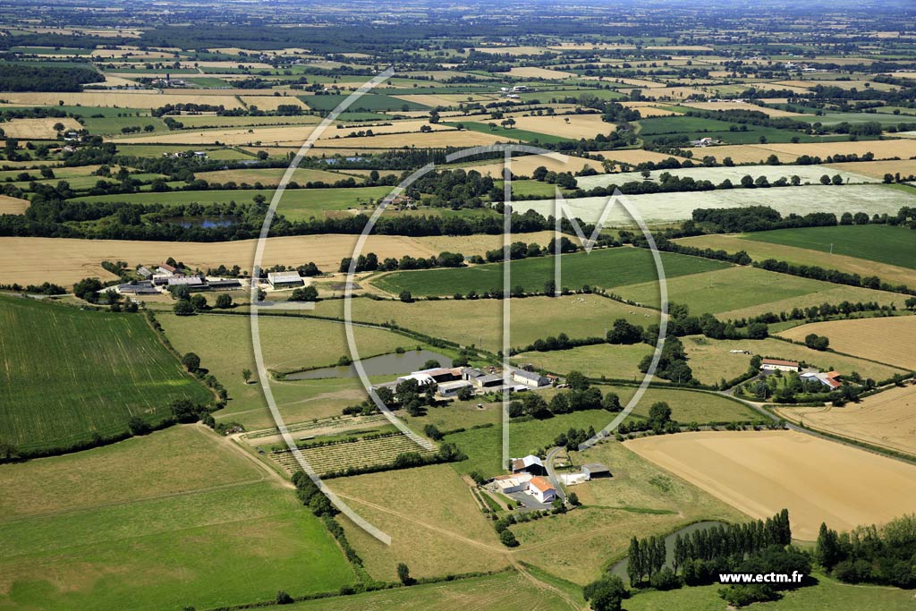 Photo arienne de La Salle-de-Vihiers (la Maison Neuve - Bail)