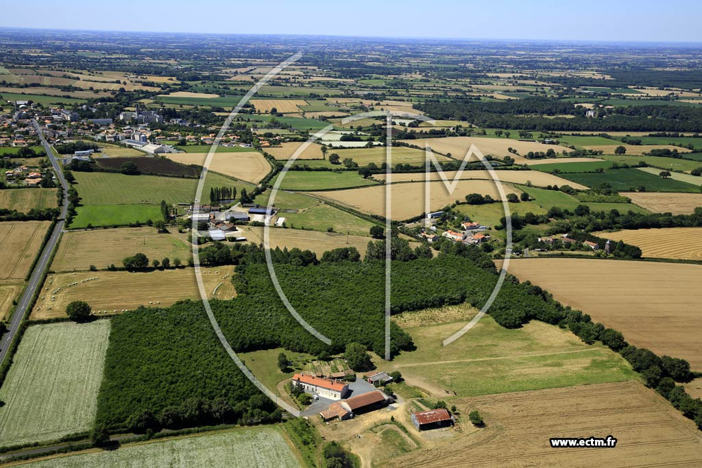 Photo arienne de La Salle-de-Vihiers (la Porte)