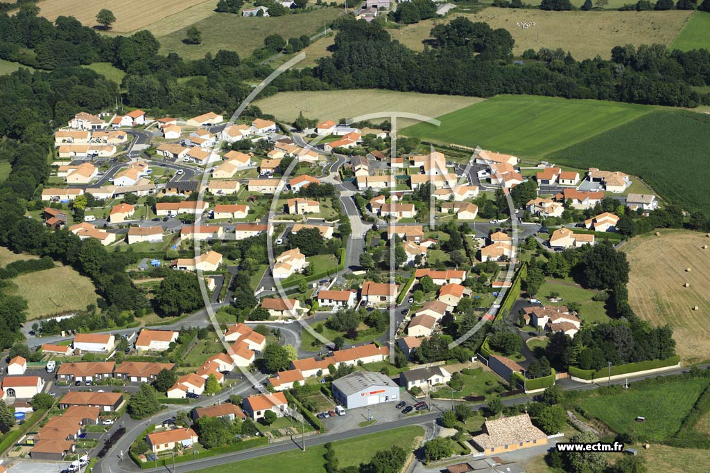 Photo arienne de Le Pin-en-Mauges