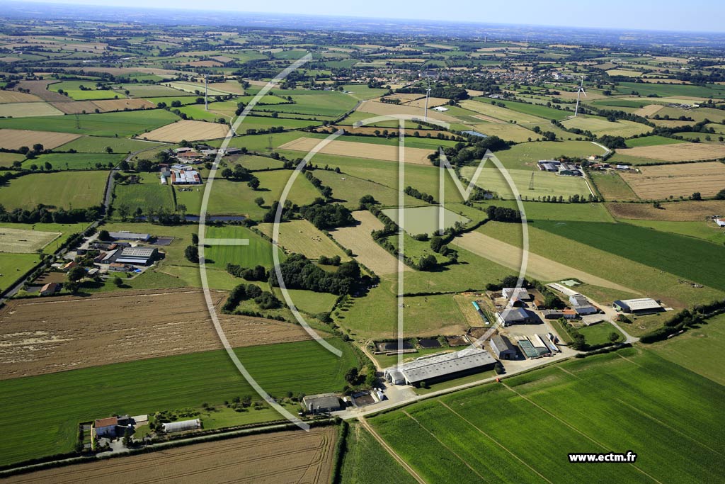 Photo arienne de Le Pin-en-Mauges (Hautes Riches - la Rebourserie)