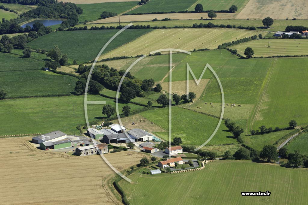 Photo arienne de Saint-Georges-des-Gardes (le Houx)