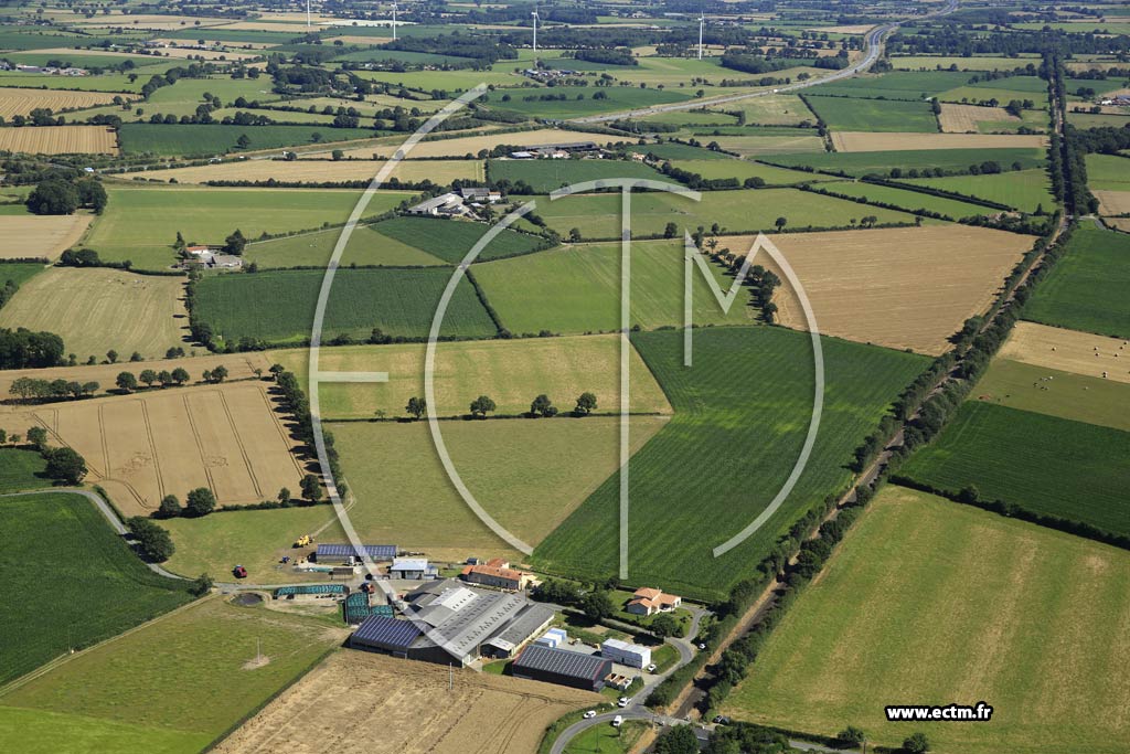 Photo arienne de Saint-Georges-des-Gardes (les Haies)