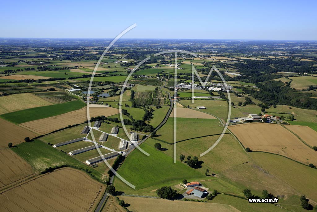 Photo arienne de Saint-Laurent-de-la-Plaine (la Toullonnire)