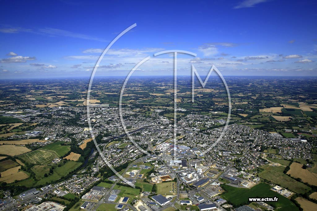 Photo arienne de Mayenne
