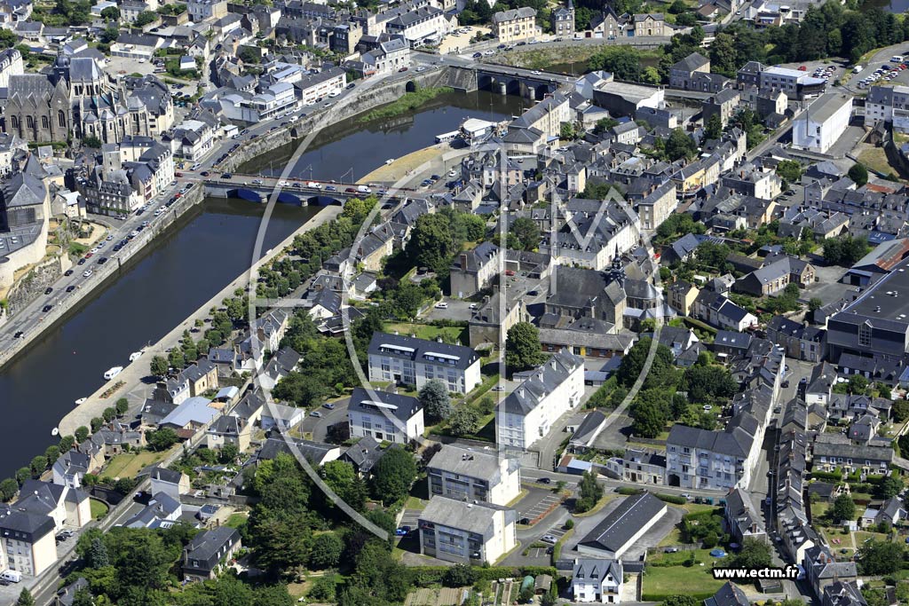 Photo arienne de Mayenne (Centre)