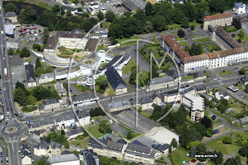 Photo arienne de Mayenne (Centre)