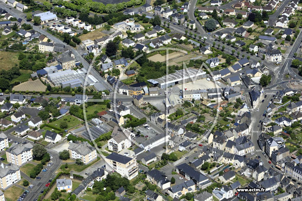 Photo arienne de Mayenne (Centre)