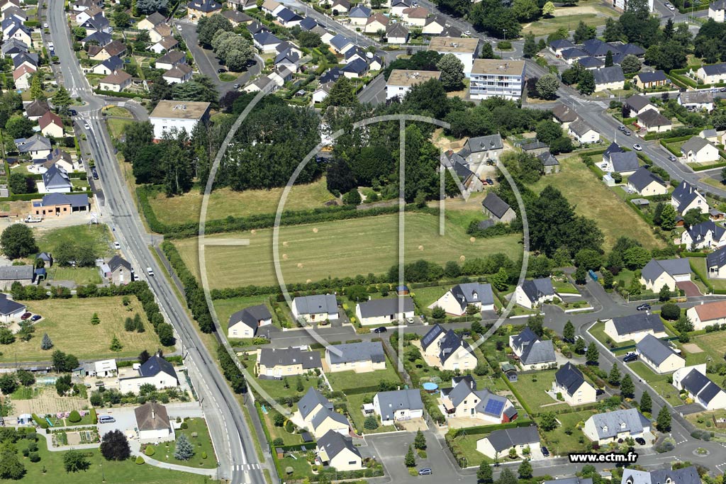 Photo arienne de Mayenne (l'Angellerie)