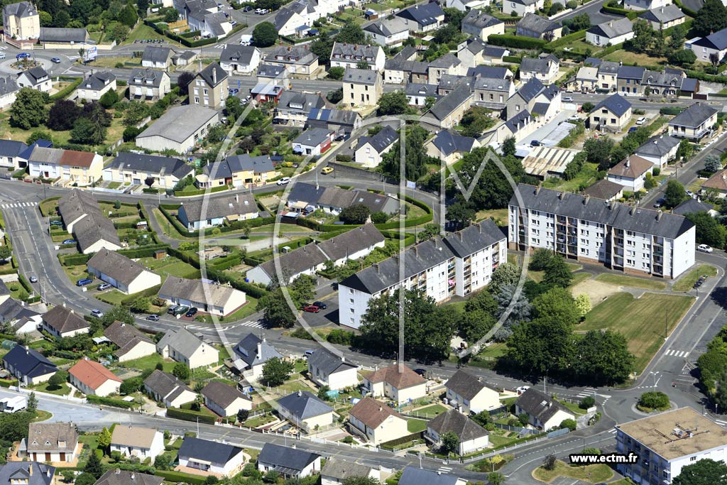 Photo arienne de Mayenne (l'Angellerie)