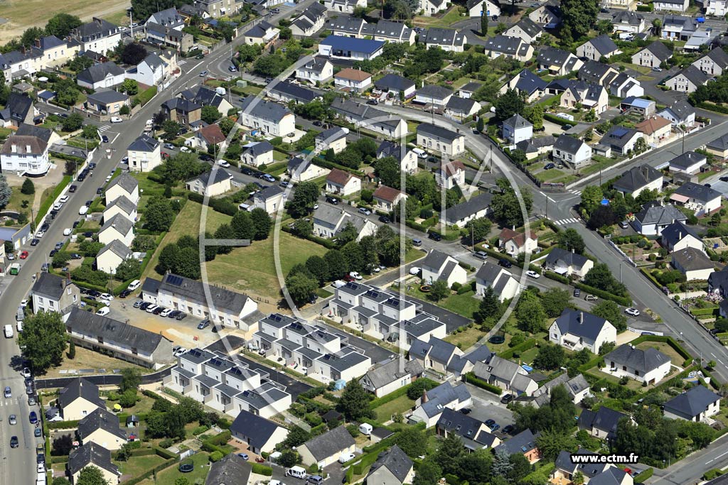 Photo arienne de Mayenne (l'Angellerie)
