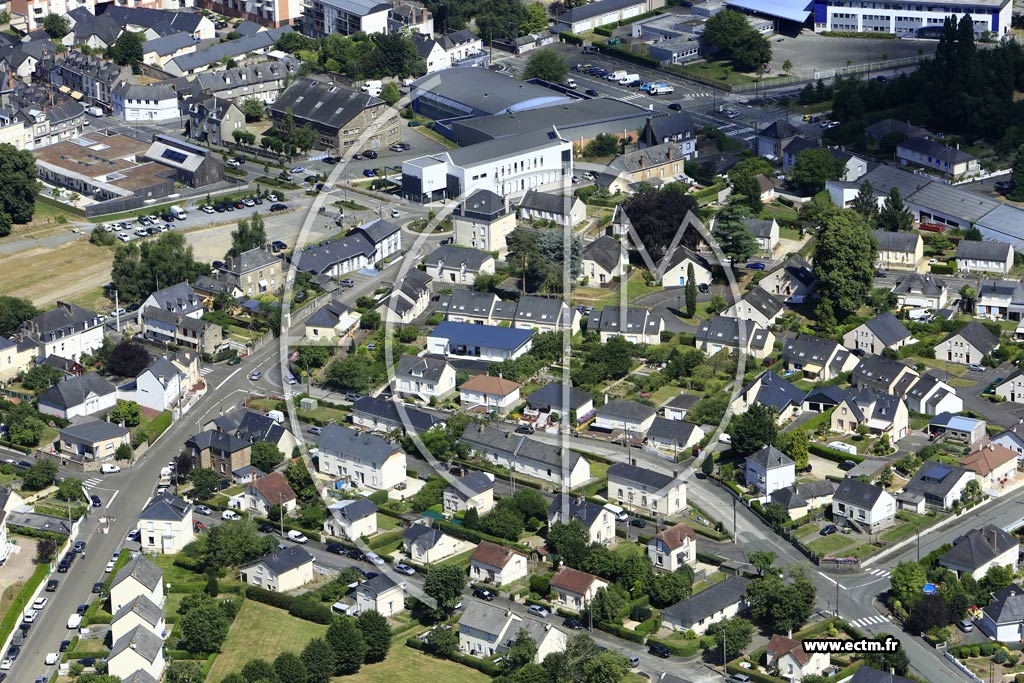 Photo arienne de Mayenne (l'Angellerie)