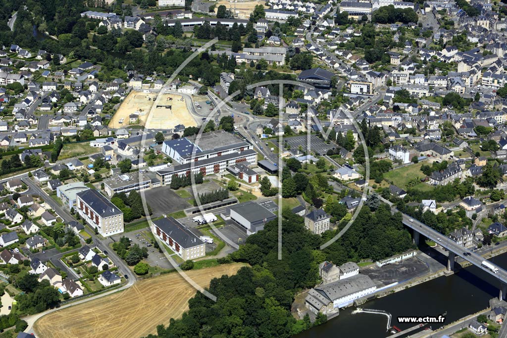 Photo arienne de Mayenne (la Ferme)