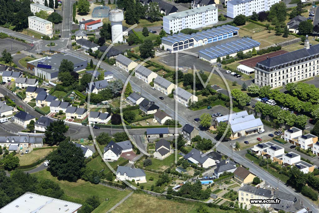 Photo arienne de Mayenne (la Mauhitire)