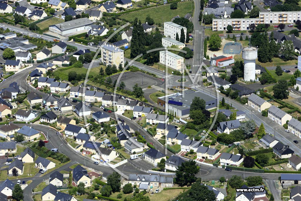 Photo arienne de Mayenne (la Mauhitire)
