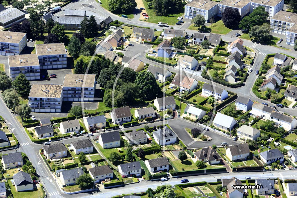 Photo arienne de Mayenne (la Mauhitire)
