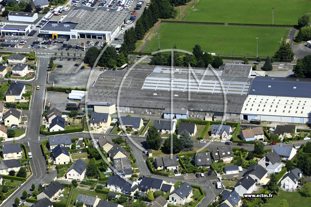 Photo arienne de Mayenne (la Melletire)