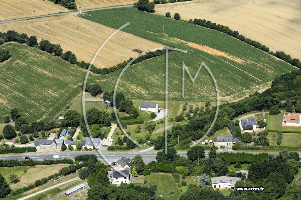 Photo arienne de Mayenne (le Gravier)