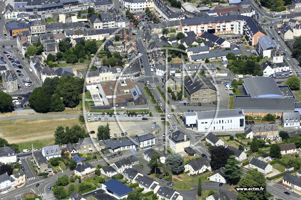 Photo arienne de Mayenne (les Graviers)