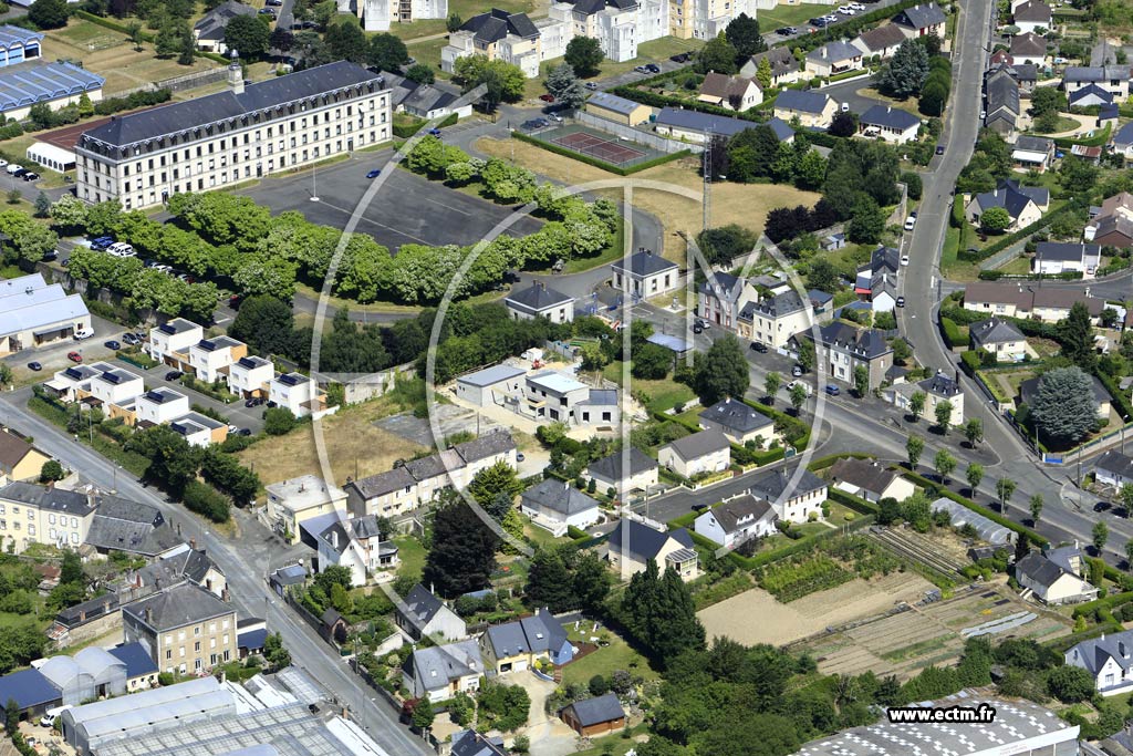 Photo arienne de Mayenne (Quartier Mayran)