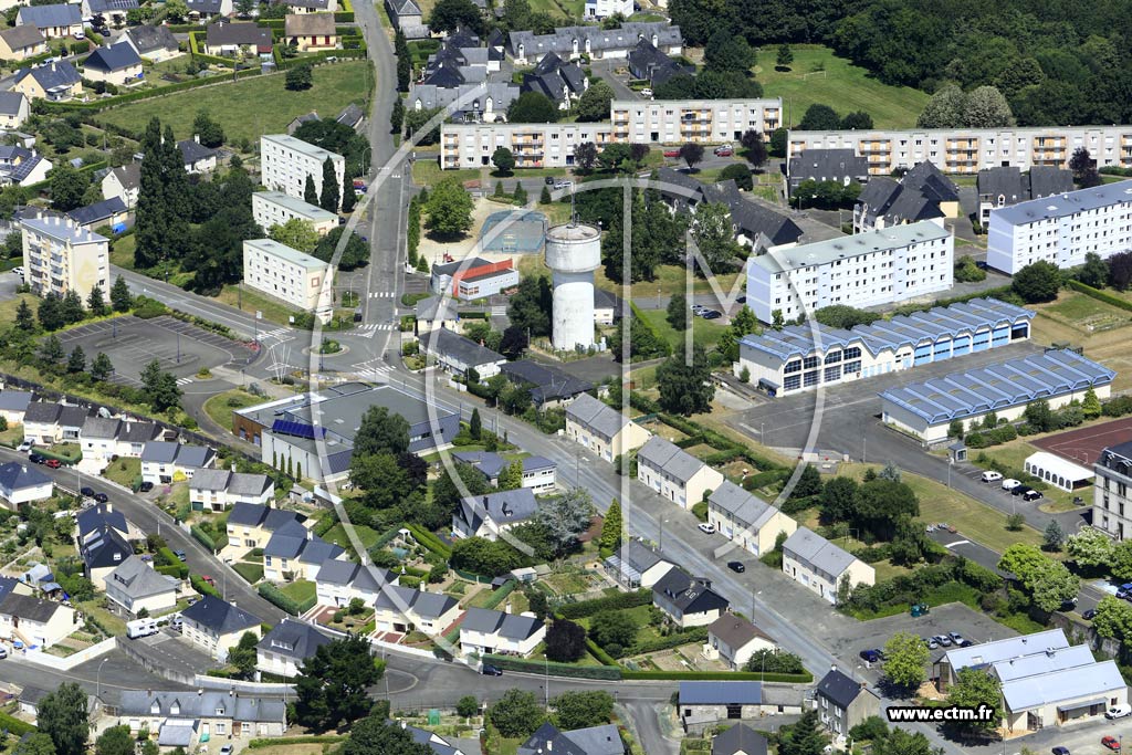 Photo arienne de Mayenne (Quartier Mayran)