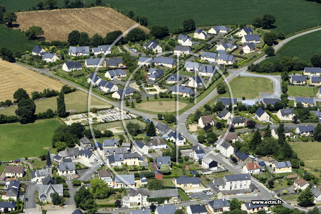 Photo arienne de Parign-sur-Braye