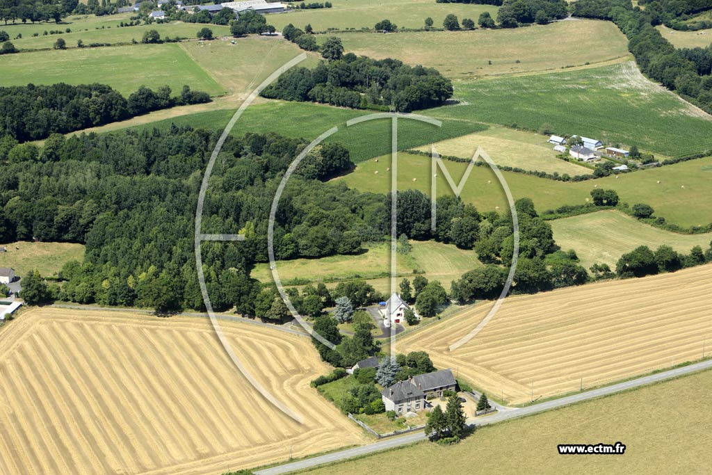 Photo arienne de Saint-Fraimbault-de-Prires