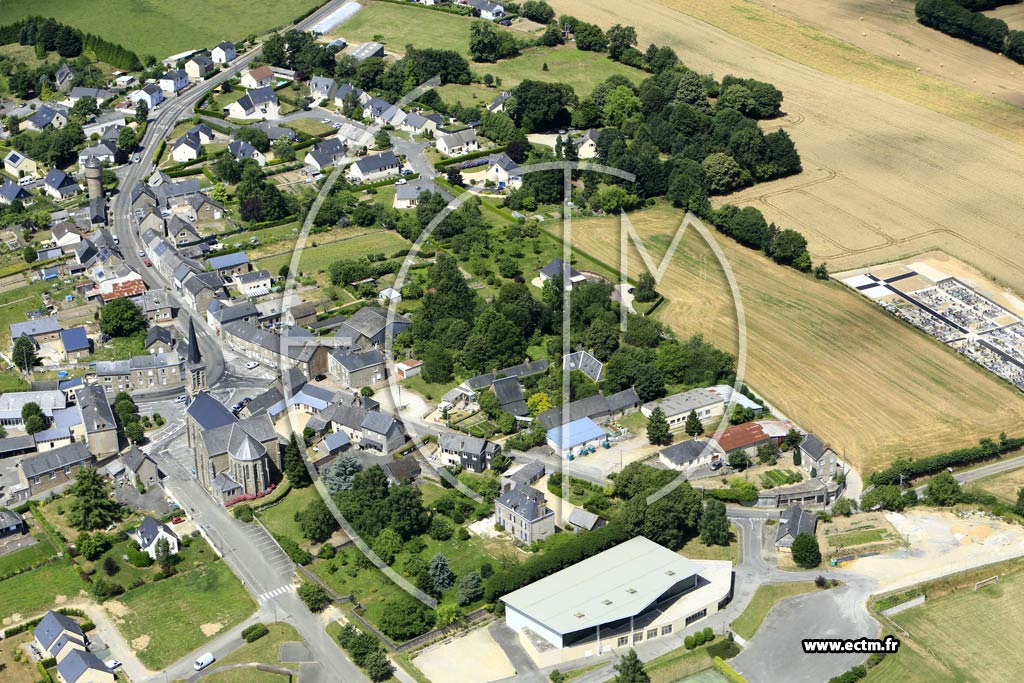 Photo arienne de Saint-Georges-Buttavent