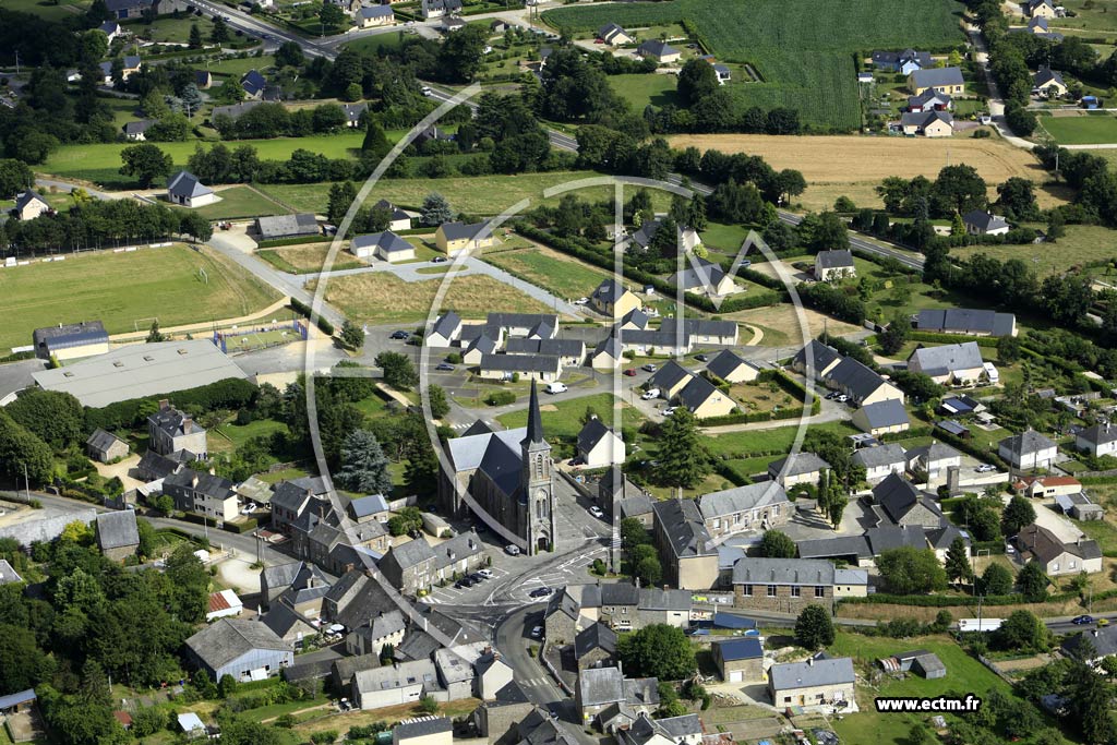 Photo arienne de Saint-Georges-Buttavent