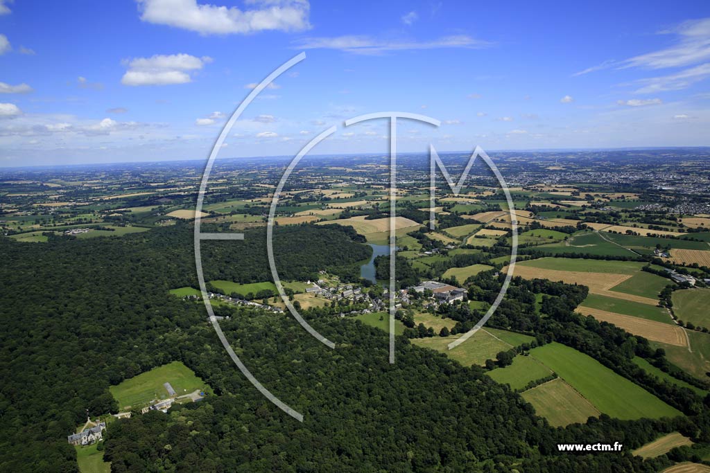 Photo arienne de Saint-Georges-Buttavent (Bois Salair - Fontaine Daniel)
