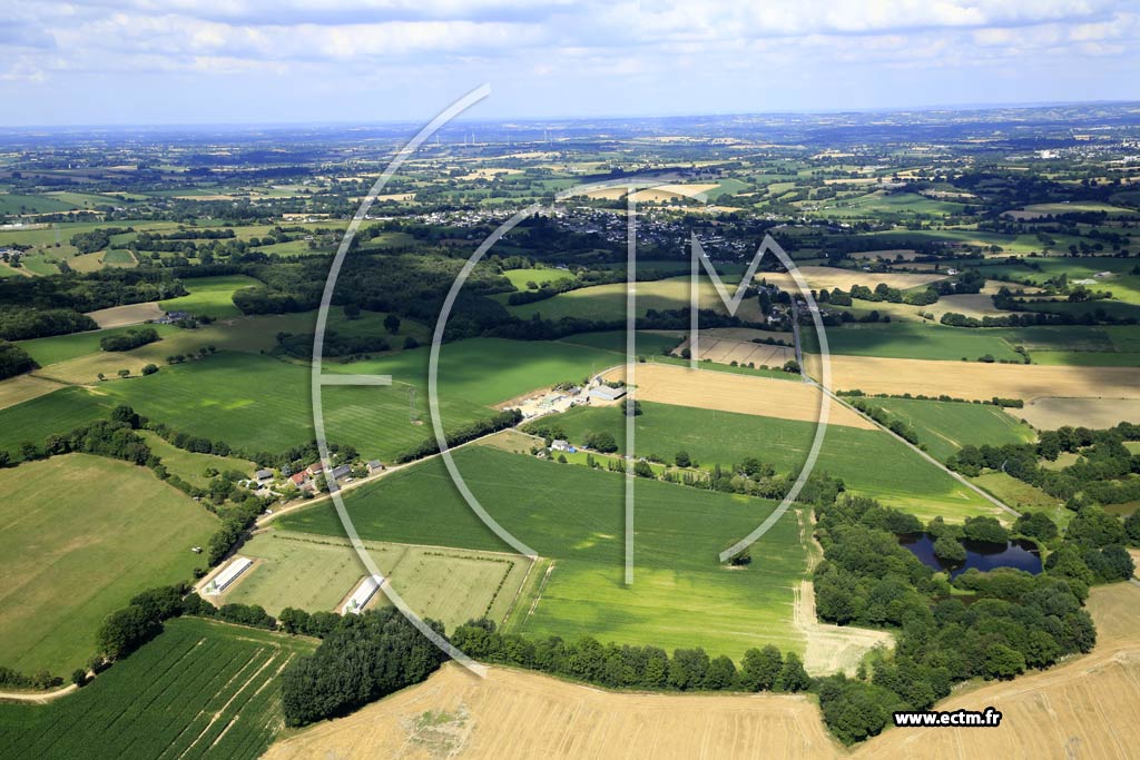 Photo arienne de Saint-Georges-Buttavent (la Paponnire - la Grande Fosse)