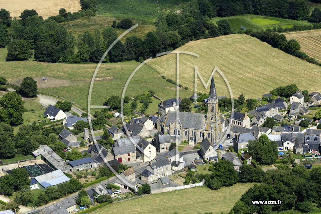 Photo arienne de Saint-Germain-d'Anxure