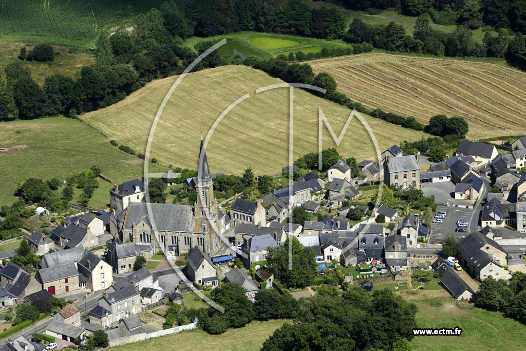 Photo arienne de Saint-Germain-d'Anxure