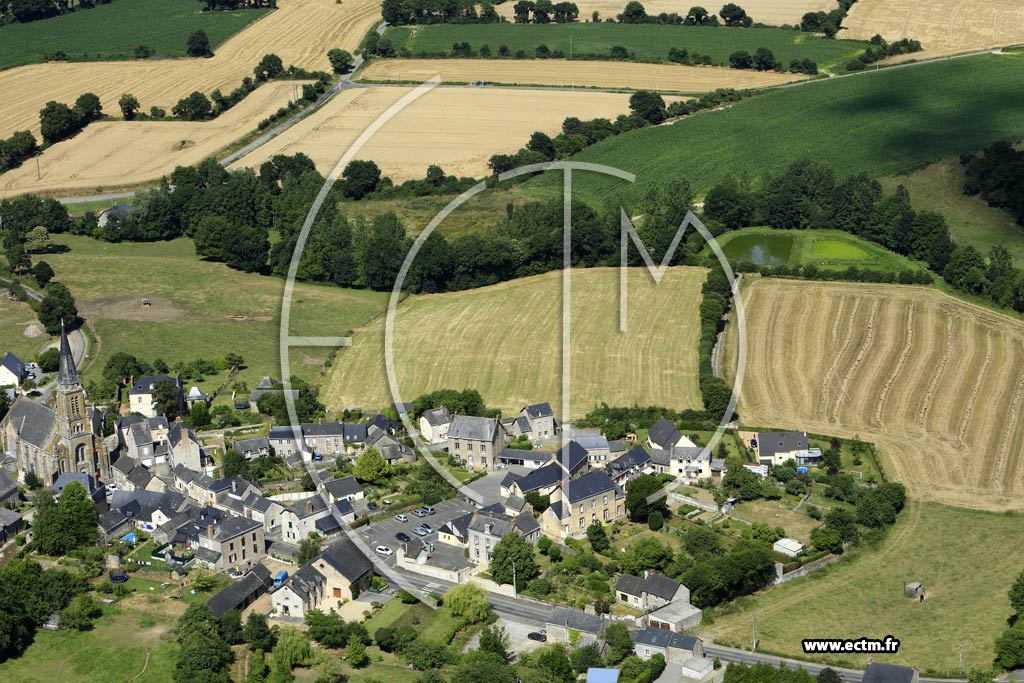 Photo arienne de Saint-Germain-d'Anxure