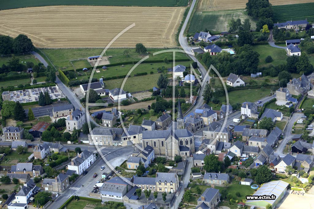 Photo arienne de Saint-Germain-le-Guillaume