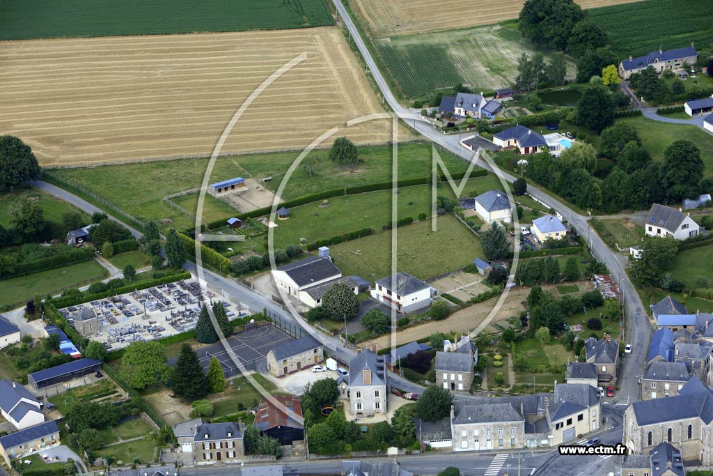 Photo arienne de Saint-Germain-le-Guillaume