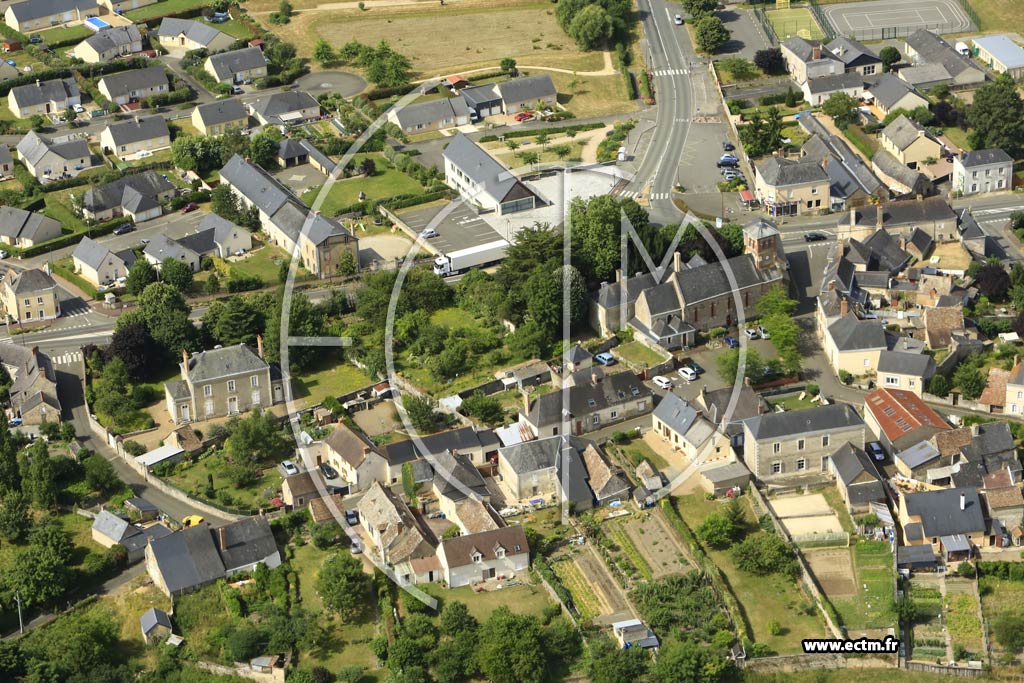 Photo arienne de Bouessay
