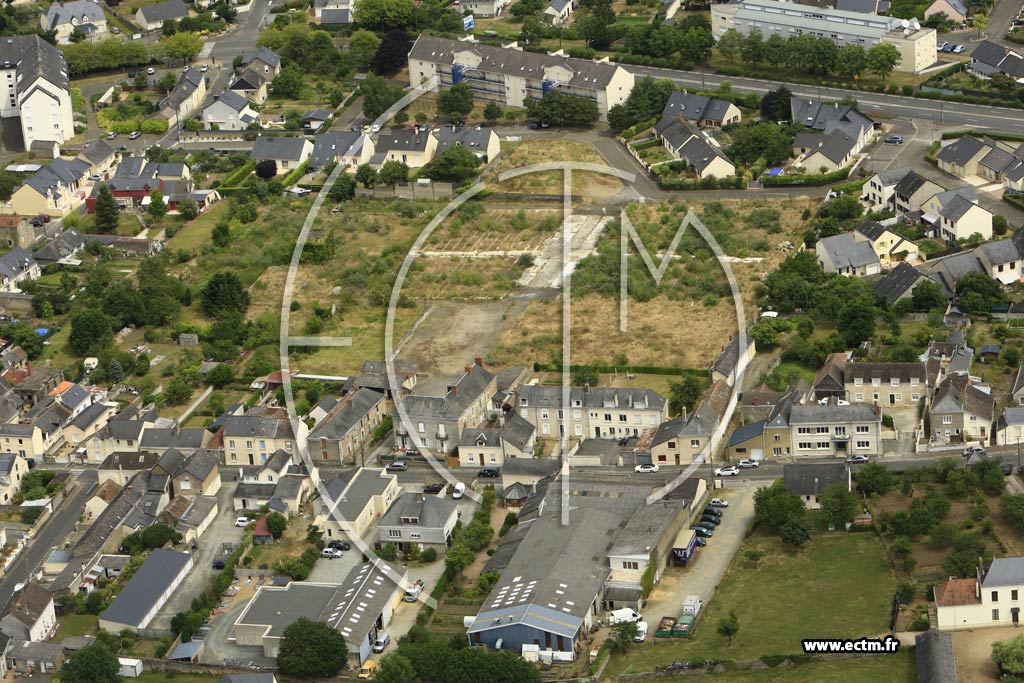 Photo arienne de Sabl-sur-Sarthe (Centre)