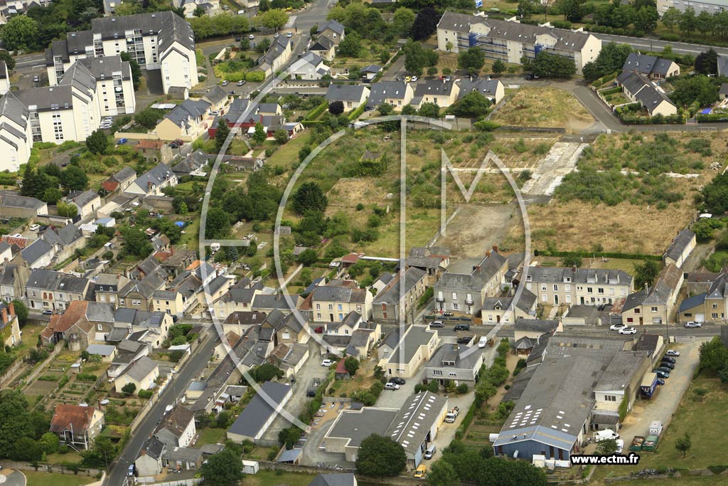 Photo arienne de Sabl-sur-Sarthe (Centre)