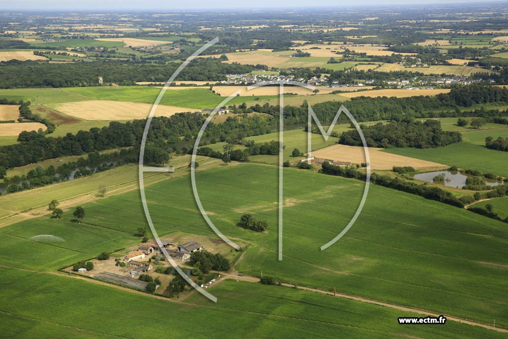 Photo arienne de Sabl-sur-Sarthe (la Jumellerie)