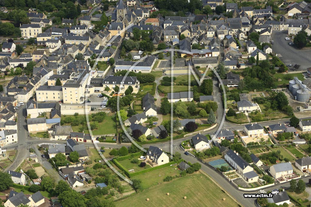 Photo arienne de Saint-Denis-d'Anjou