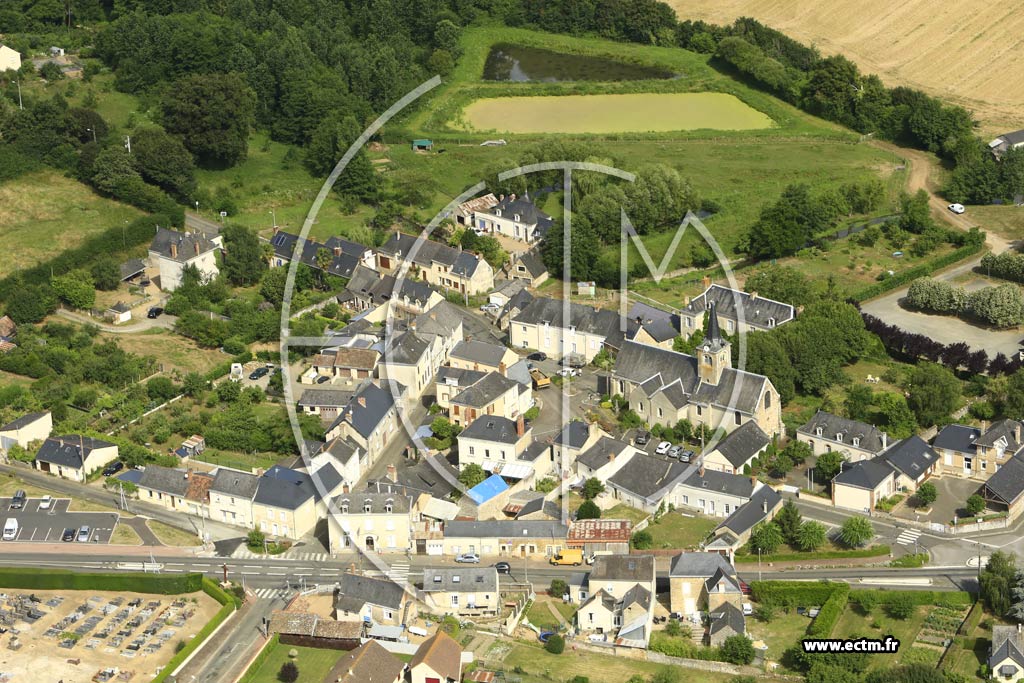 Photo arienne de Souvign-sur-Sarthe