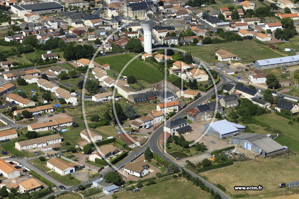 Photo arienne de Mauz-Thouarsais