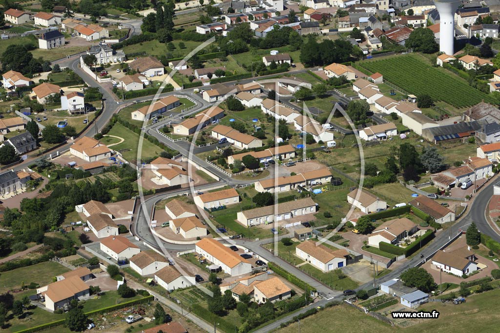 Photo arienne de Mauz-Thouarsais