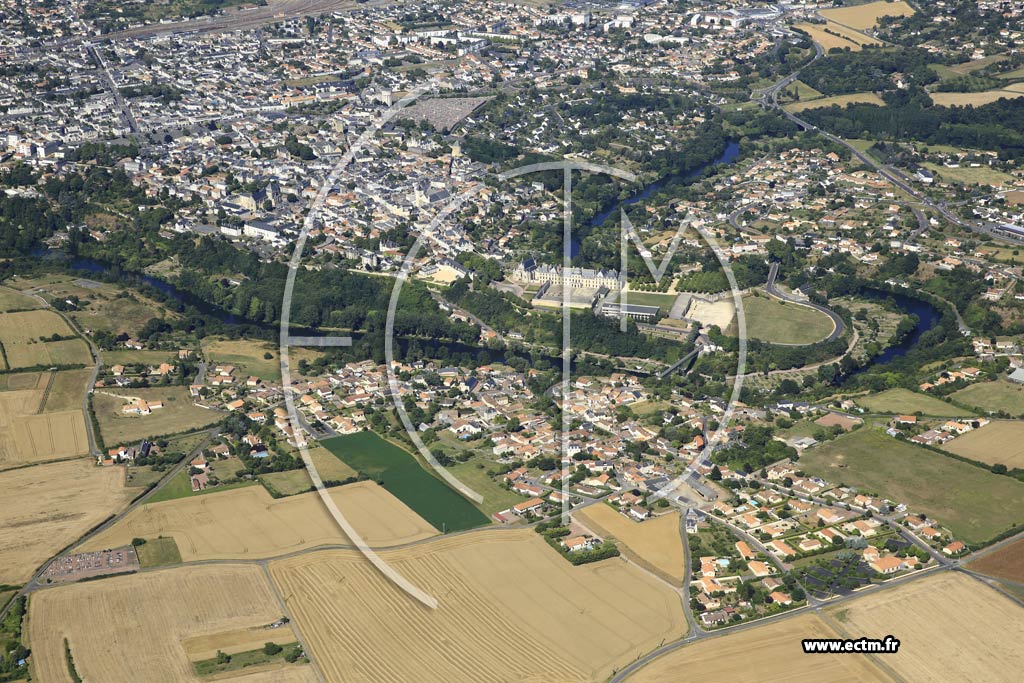 Photo arienne de Saint-Jacques-de-Thouars